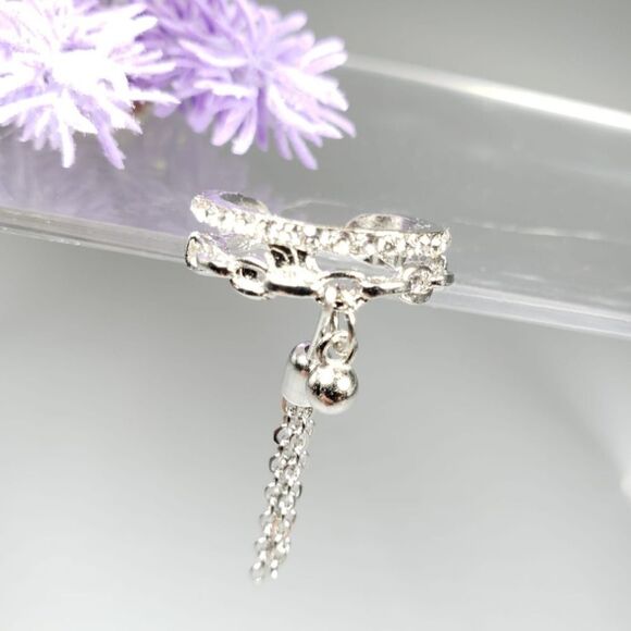 Brand New Top Fashion Silver Rhinestone Ring - Picture 5 of 6